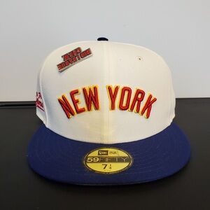 Men's New Era White NY Yankees Big League Chew Original 59FIFTY Fitted 7 1/4